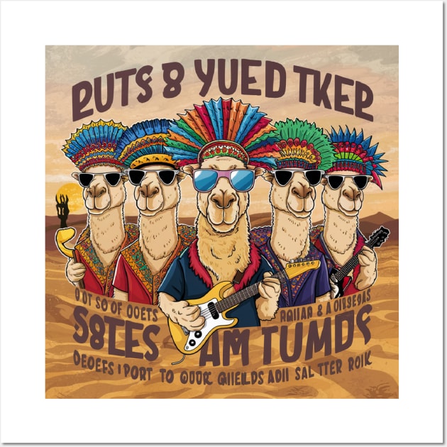 Camel Music will party desert Wall Art by EgyArtSotre